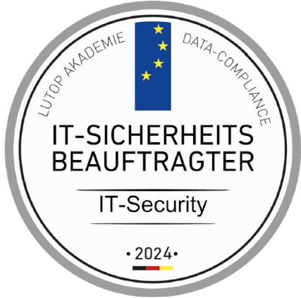 Zertifikat für IT-Sicherheitsbeauftragter nach IT-Security Standards von der Luto Akademie