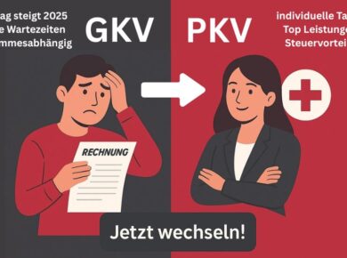 GKV versus PKV und die Vorteile der PKV